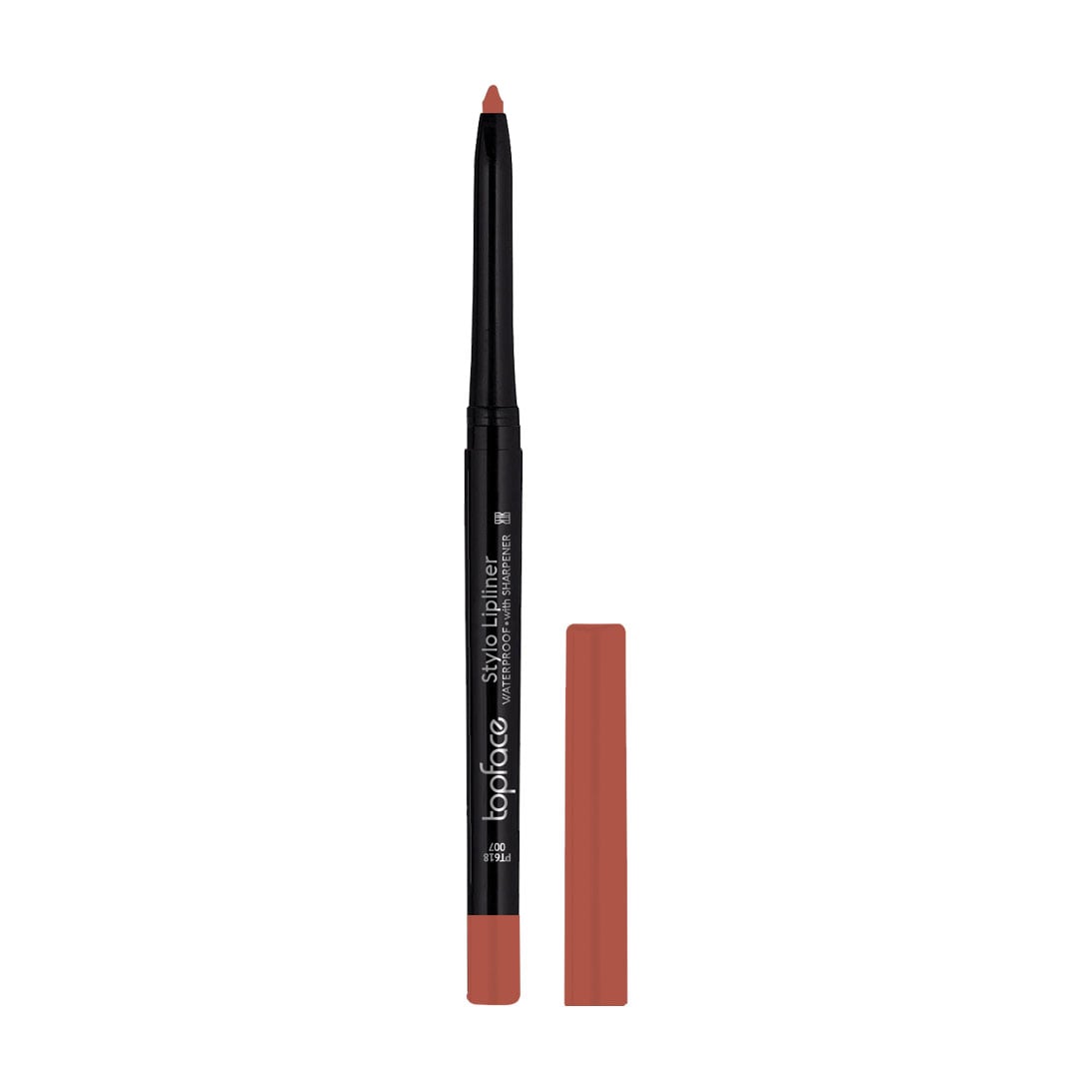 Автоматичний водостійкий олівець для губ TopFace Stylo Lipliner PT618, 007, 0.29 г