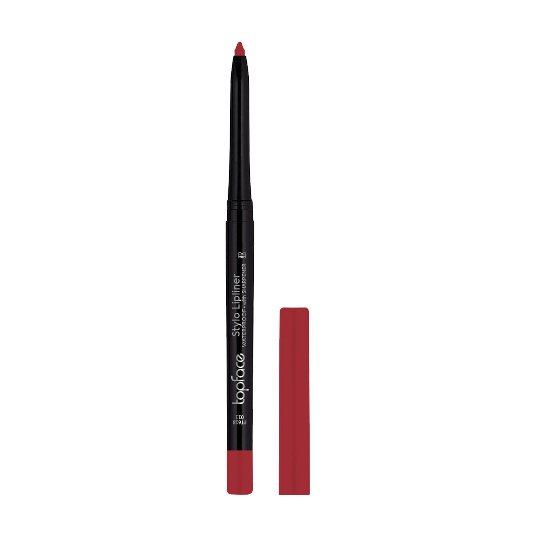 Автоматичний водостійкий олівець для губ TopFace Stylo Lipliner PT618, 011, 0.29 г